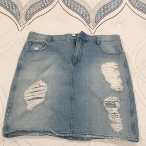 Jean skirt